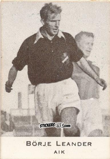 Cromo Börje Leander - Allsvenskan 1950-1951 n. 4 - Alifabolaget
