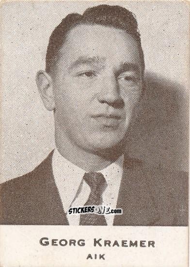 Cromo Georg Kraemer - Allsvenskan 1950-1951 n. 6 - Alifabolaget
