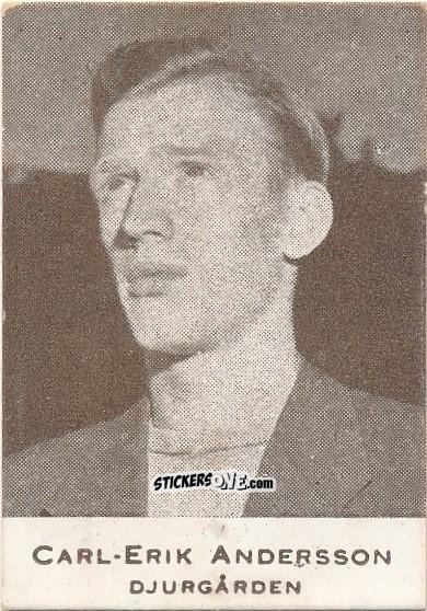 Cromo Carl-Erik Andersson - Allsvenskan 1950-1951 n. 13 - Alifabolaget
