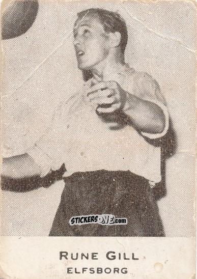 Sticker Rune Gill - Allsvenskan 1950-1951 n. 22 - Alifabolaget
