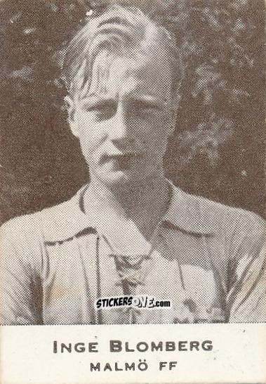 Cromo Inge Blomberg - Allsvenskan 1950-1951 n. 27 - Alifabolaget
