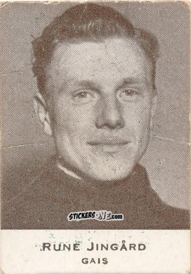 Cromo Rune Jingård - Allsvenskan 1950-1951 n. 28 - Alifabolaget
