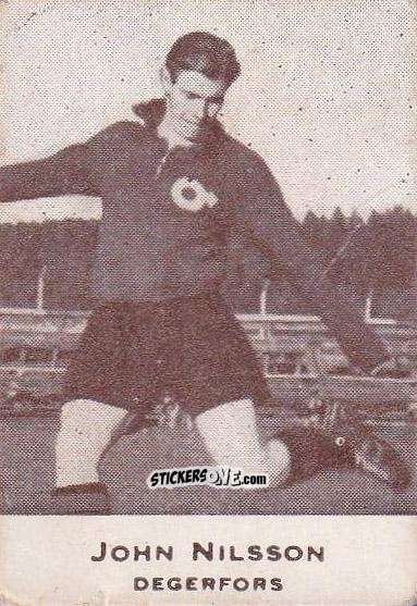 Figurina John Nilsson - Allsvenskan 1950-1951 n. 34 - Alifabolaget
