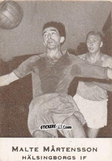 Cromo Malte Mårtensson - Allsvenskan 1950-1951 n. 39 - Alifabolaget
