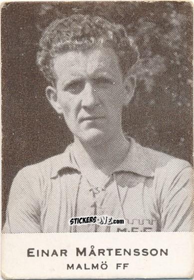 Cromo Einar Mårtensson - Allsvenskan 1950-1951 n. 53 - Alifabolaget
