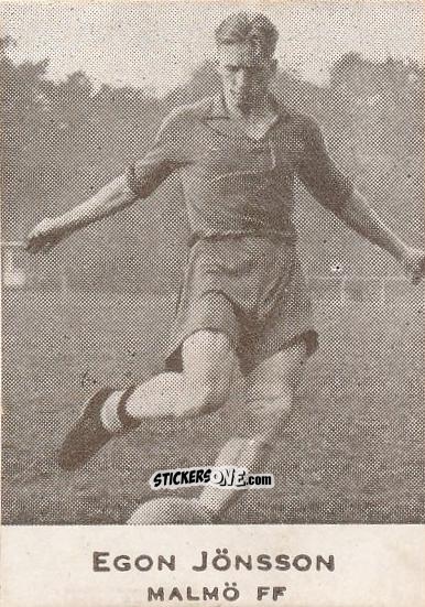 Cromo Egon Jönsson - Allsvenskan 1950-1951 n. 57 - Alifabolaget
