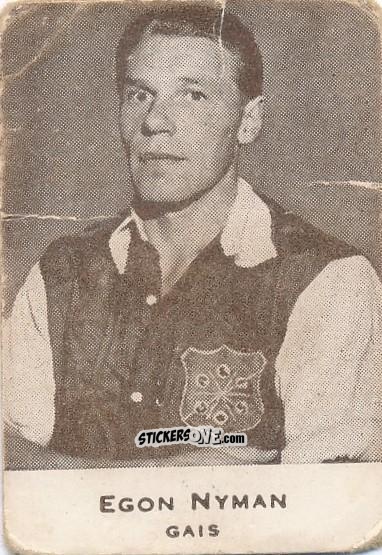 Cromo Egon Nyman - Allsvenskan 1950-1951 n. 58 - Alifabolaget
