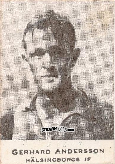 Cromo Gerhard Andersson - Allsvenskan 1950-1951 n. 59 - Alifabolaget
