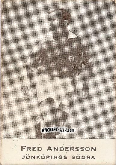 Sticker Fred Andersson - Allsvenskan 1950-1951 n. 60 - Alifabolaget
