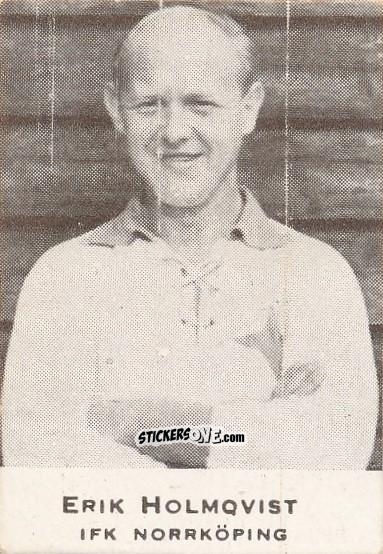 Sticker Erik Holmqvist - Allsvenskan 1950-1951 n. 65 - Alifabolaget
