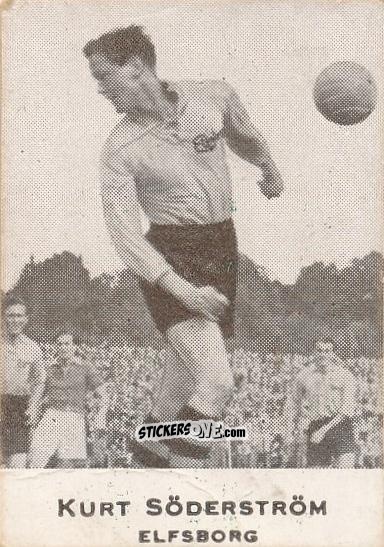 Sticker Kurt Söderström - Allsvenskan 1950-1951 n. 67 - Alifabolaget
