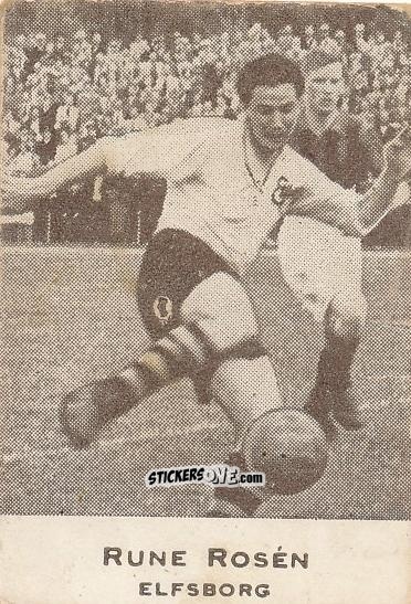 Sticker Rune Rosén - Allsvenskan 1950-1951 n. 69 - Alifabolaget
