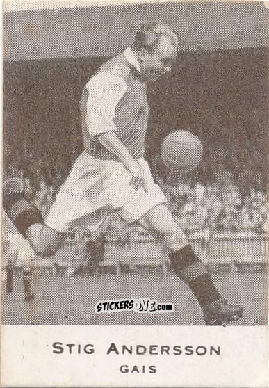 Cromo Stig Andersson - Allsvenskan 1950-1951 n. 77 - Alifabolaget
