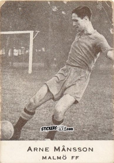 Sticker Arne Månsson - Allsvenskan 1950-1951 n. 85 - Alifabolaget
