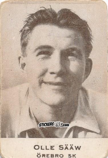 Cromo Olle Sääw - Allsvenskan 1950-1951 n. 90 - Alifabolaget
