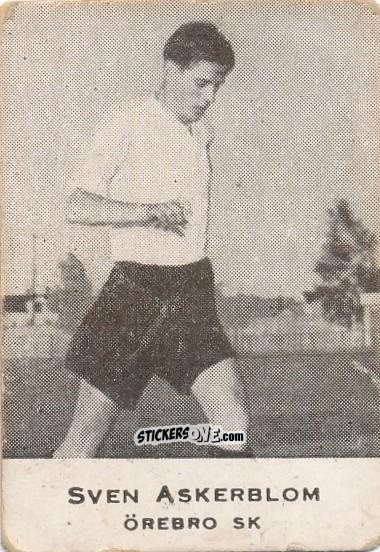Cromo Sven-Olov Askerblom - Allsvenskan 1950-1951 n. 100 - Alifabolaget
