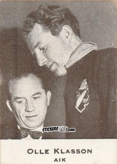 Cromo Olle Klasson - Allsvenskan 1950-1951 n. 108 - Alifabolaget

