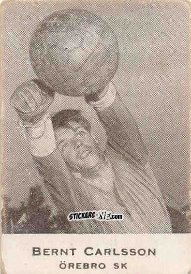 Cromo Bernt Carlsson - Allsvenskan 1950-1951 n. 113 - Alifabolaget
