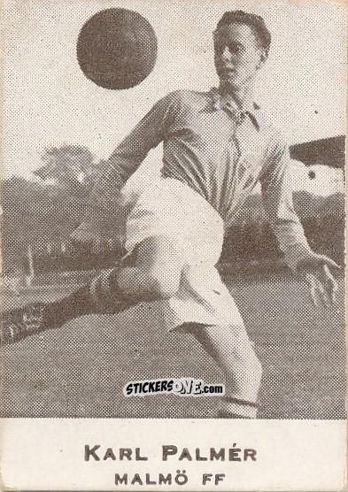 Cromo Karl Palmér - Allsvenskan 1950-1951 n. 122 - Alifabolaget
