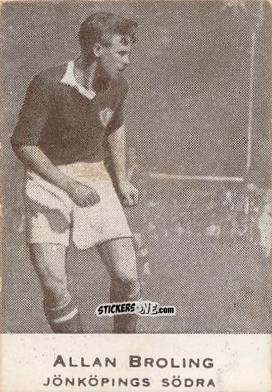 Sticker Allan Broling - Allsvenskan 1950-1951 n. 123 - Alifabolaget
