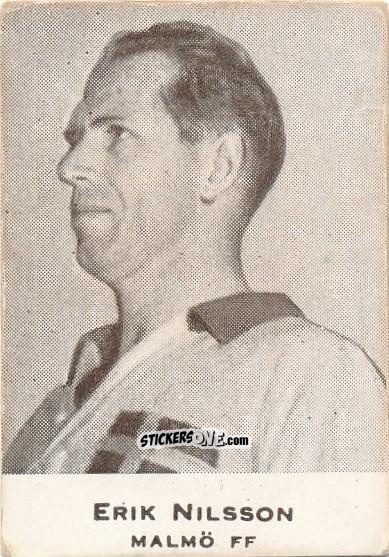 Cromo Erik Nilsson - Allsvenskan 1950-1951 n. 124 - Alifabolaget
