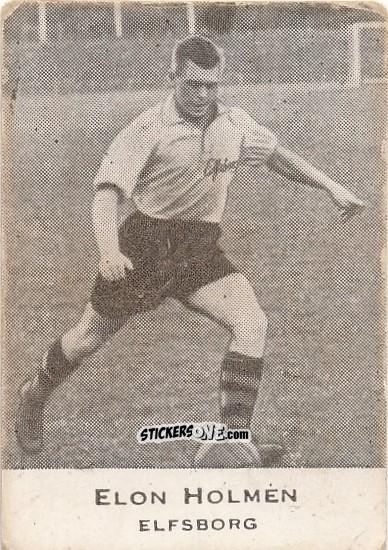 Sticker Elon Holmén - Allsvenskan 1950-1951 n. 128 - Alifabolaget
