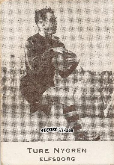 Sticker Ture Nygren - Allsvenskan 1950-1951 n. 129 - Alifabolaget
