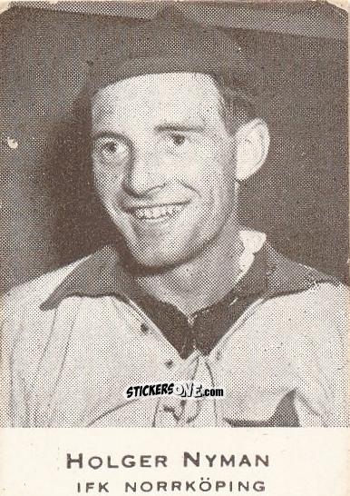Sticker Holger Nyman - Allsvenskan 1950-1951 n. 135 - Alifabolaget
