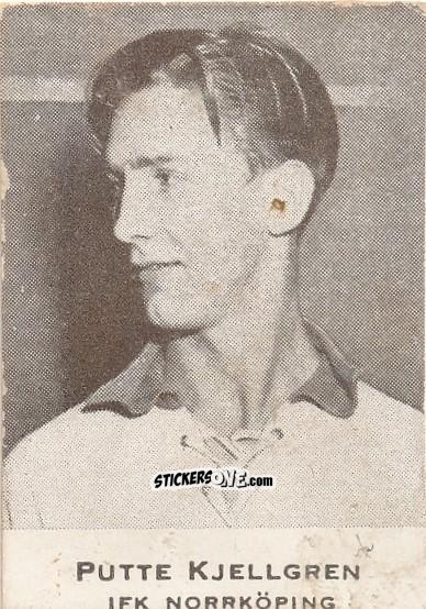 Sticker Putte Kjellgren - Allsvenskan 1950-1951 n. 142 - Alifabolaget
