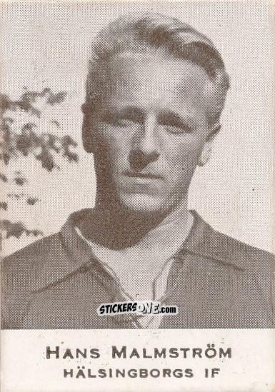 Cromo Hans Malmström - Allsvenskan 1950-1951 n. 151 - Alifabolaget
