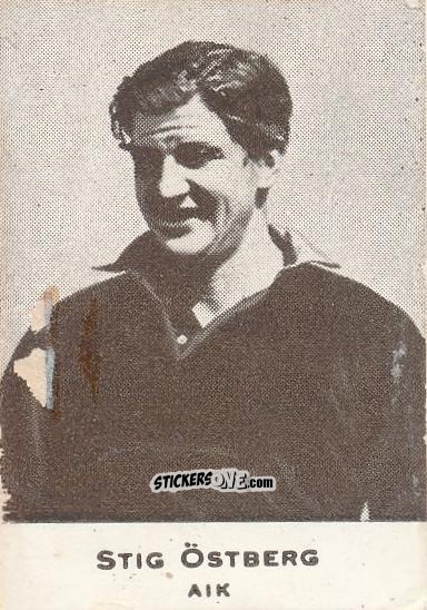 Cromo Stig Östberg - Allsvenskan 1950-1951 n. 163 - Alifabolaget
