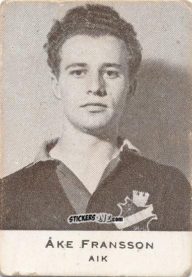 Cromo Åke Fransson - Allsvenskan 1950-1951 n. 164 - Alifabolaget

