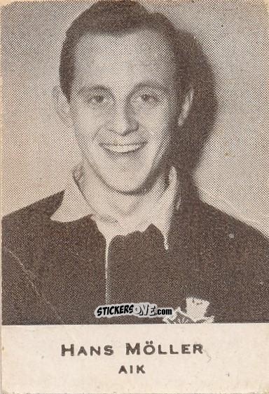 Cromo Hans Möller - Allsvenskan 1950-1951 n. 166 - Alifabolaget
