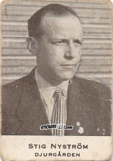 Cromo Stig Nyström - Allsvenskan 1950-1951 n. 184 - Alifabolaget

