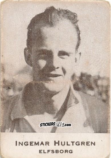 Sticker Ingemar Hultgren - Allsvenskan 1950-1951 n. 187 - Alifabolaget
