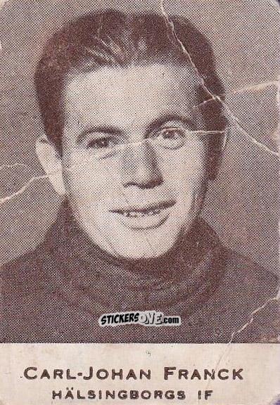 Cromo Carj-Joan Franck - Allsvenskan 1950-1951 n. 208 - Alifabolaget

