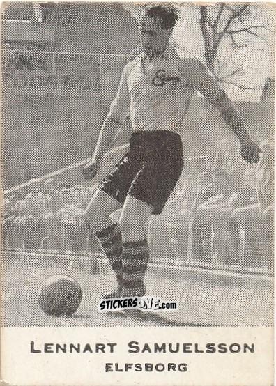 Sticker Lennart Samuelsson - Allsvenskan 1951-1952 n. 1 - Alifabolaget
