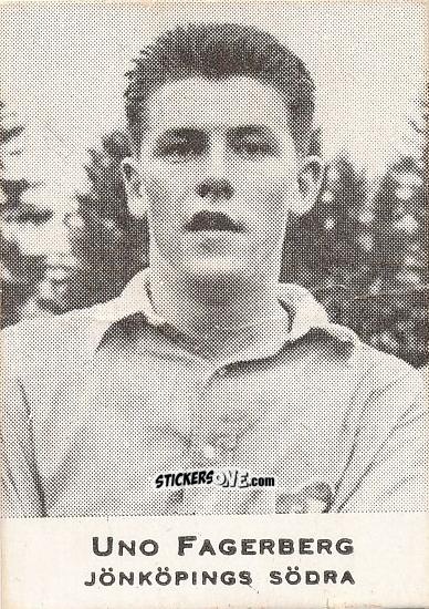 Sticker Uno Fagerberg - Allsvenskan 1951-1952 n. 8 - Alifabolaget
