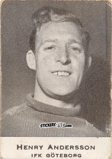 Cromo Henry Andersson - Allsvenskan 1951-1952 n. 12 - Alifabolaget
