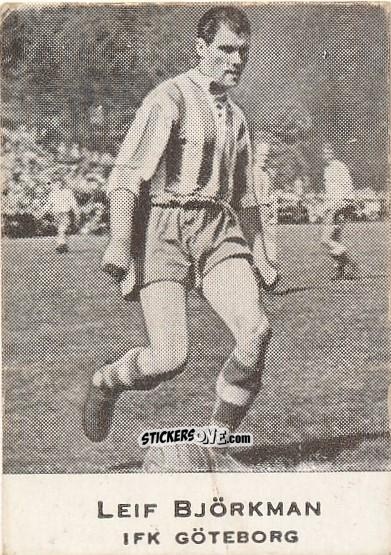 Cromo Leif Björkman - Allsvenskan 1951-1952 n. 14 - Alifabolaget
