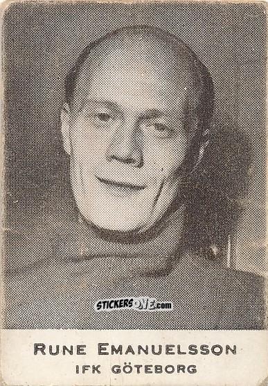 Cromo Rune Emanuelsson - Allsvenskan 1951-1952 n. 17 - Alifabolaget

