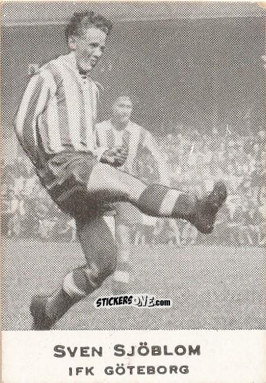 Cromo Sven Sjöblom - Allsvenskan 1951-1952 n. 21 - Alifabolaget
