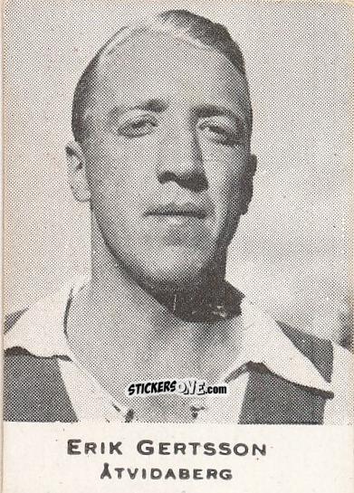 Cromo Erik Gertsson - Allsvenskan 1951-1952 n. 27 - Alifabolaget
