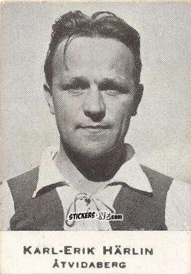 Cromo Karl-Erik Härlin - Allsvenskan 1951-1952 n. 28 - Alifabolaget
