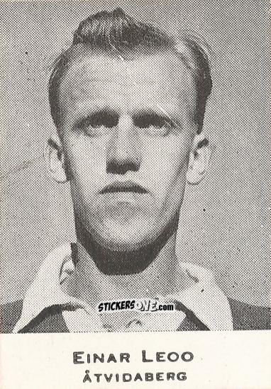Cromo Einar Leoo - Allsvenskan 1951-1952 n. 32 - Alifabolaget
