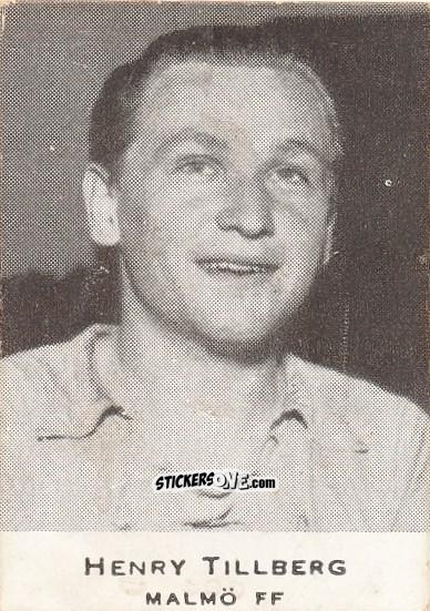 Sticker Henry Tillberg - Allsvenskan 1951-1952 n. 39 - Alifabolaget
