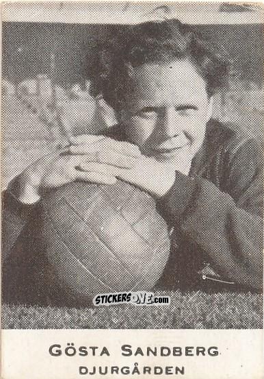 Cromo Gösta Sandberg - Allsvenskan 1951-1952 n. 46 - Alifabolaget
