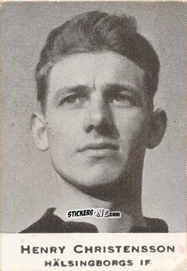 Cromo Henry Christensson - Allsvenskan 1951-1952 n. 52 - Alifabolaget
