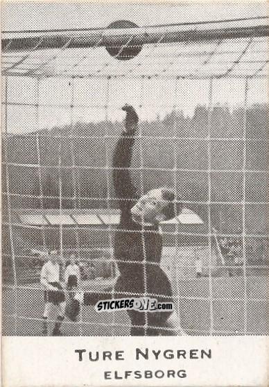 Sticker Ture Nygren - Allsvenskan 1951-1952 n. 61 - Alifabolaget
