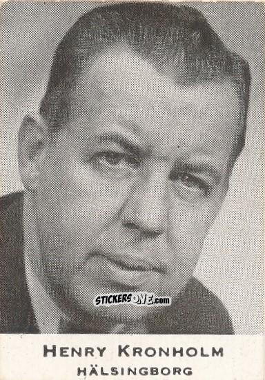 Cromo Henry Kronholm - Allsvenskan 1951-1952 n. 64 - Alifabolaget
